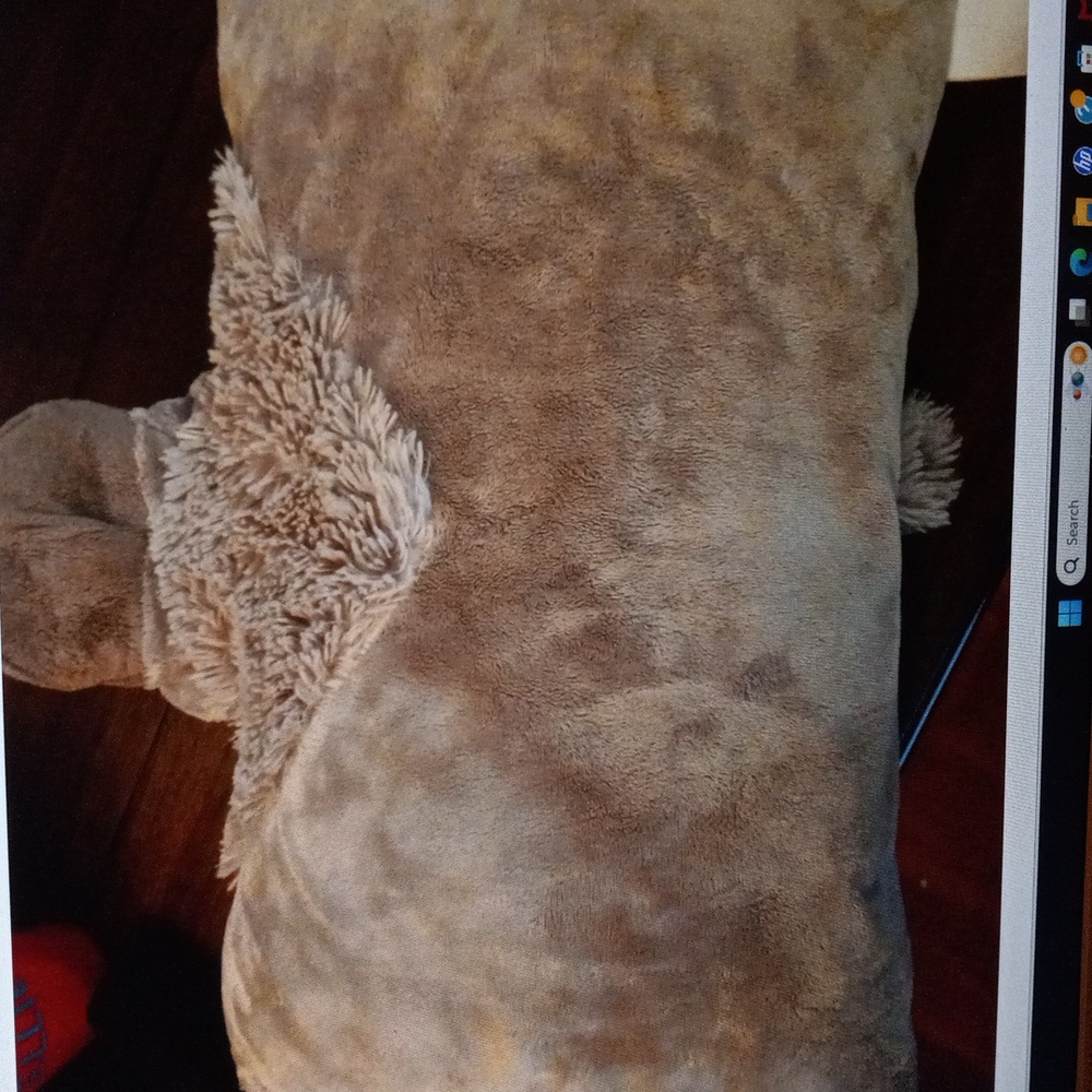 Disney Parks FROZEN Sven Brown and Tan Plush Pillow - Picture 6 of 6